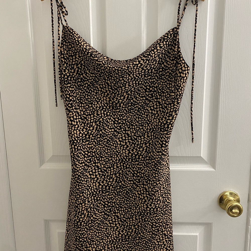 Mahina Hawaiian Boutique - silky animal print mini dress